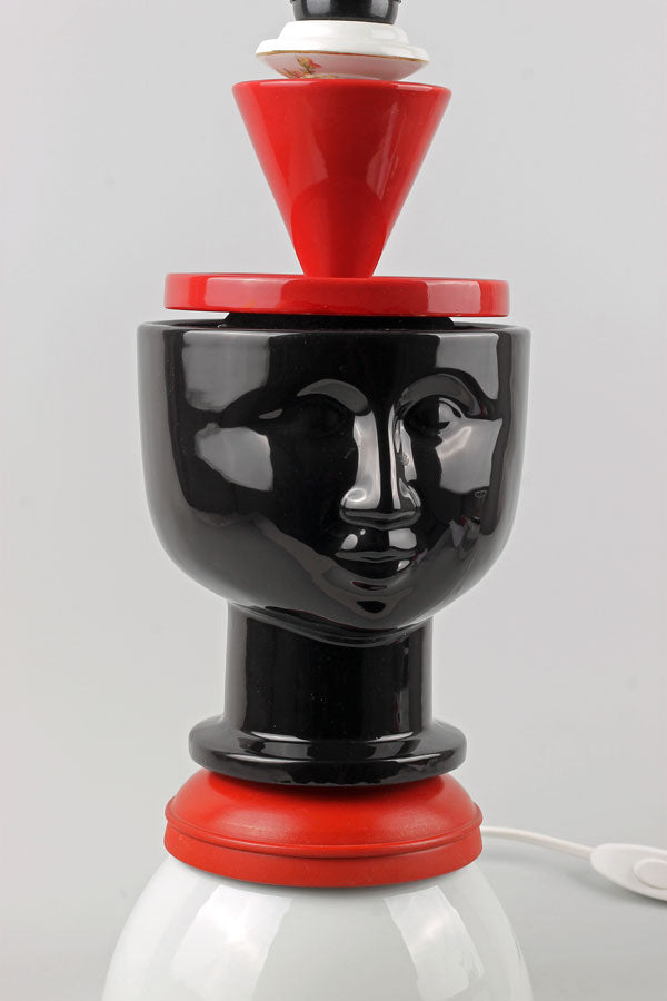 Konterfejs lampskulptur