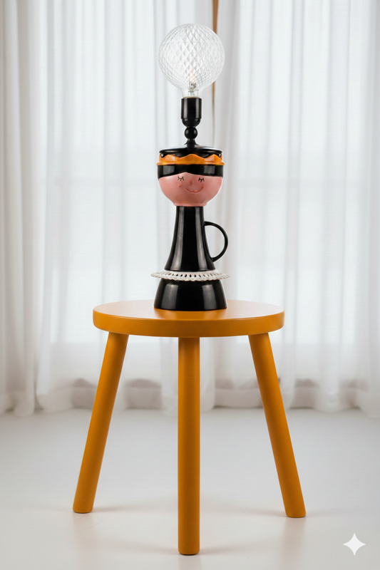 Queens´Gambit lampskulptur