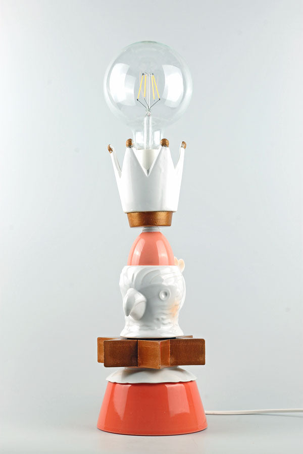 Lampskulptur Punkrocker