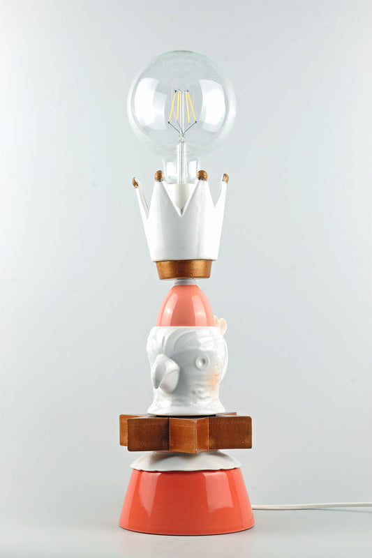 Lampskulptur Punkrocker